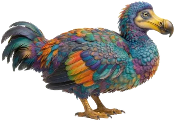 Le dodo, mascotte du site, qui vous guide