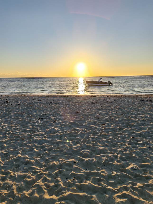 Coucher de soleil à Flic en Flac